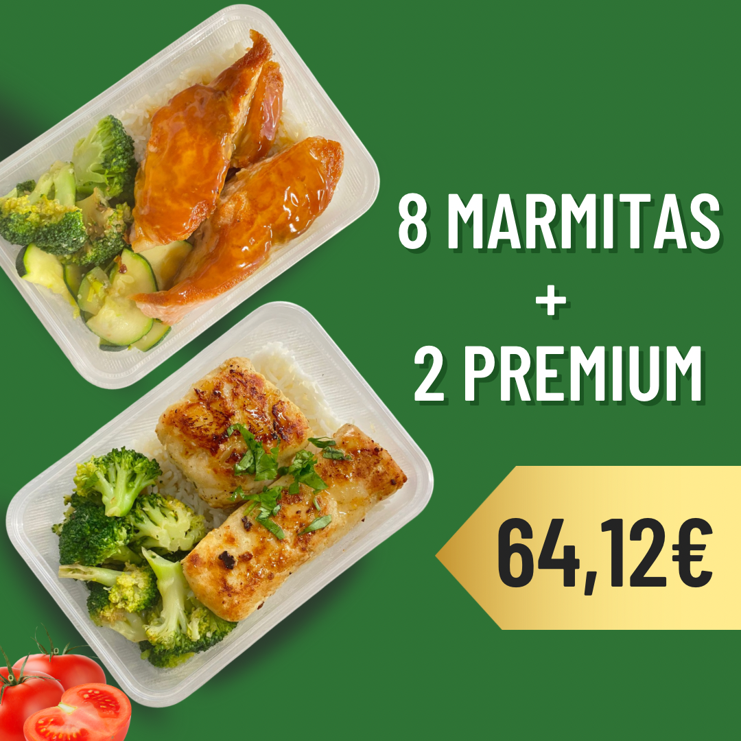 Pack 8 + 2 Opções Menu Premium 350g.