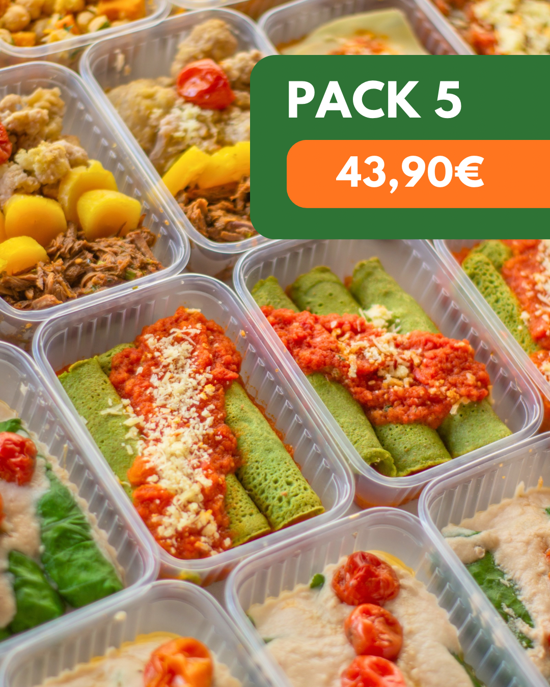 5 Refeições 350g