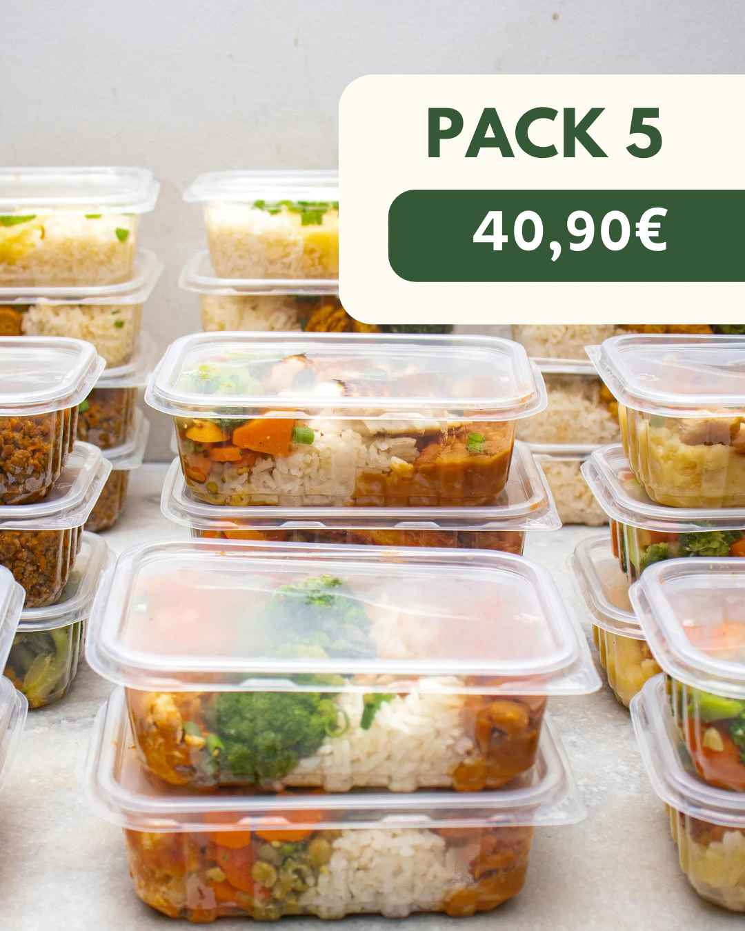 Pack 5 Refeições 350g